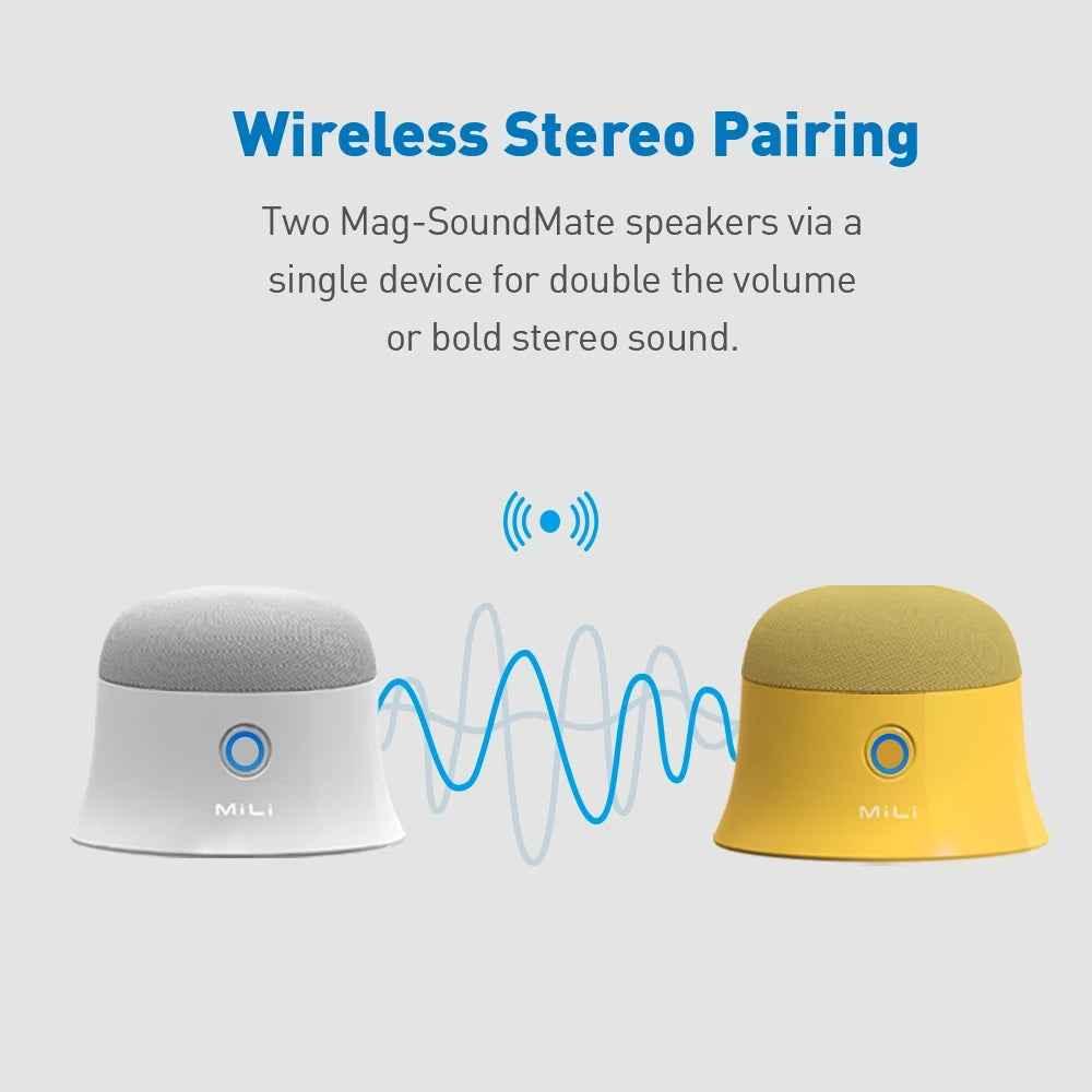 MiLi Mag Soundmate Mini MagSafe Bluetooth Speaker - Yellow MiLi Mag Soundmate Mini MagSafe Bluetooth Speaker - Yellow